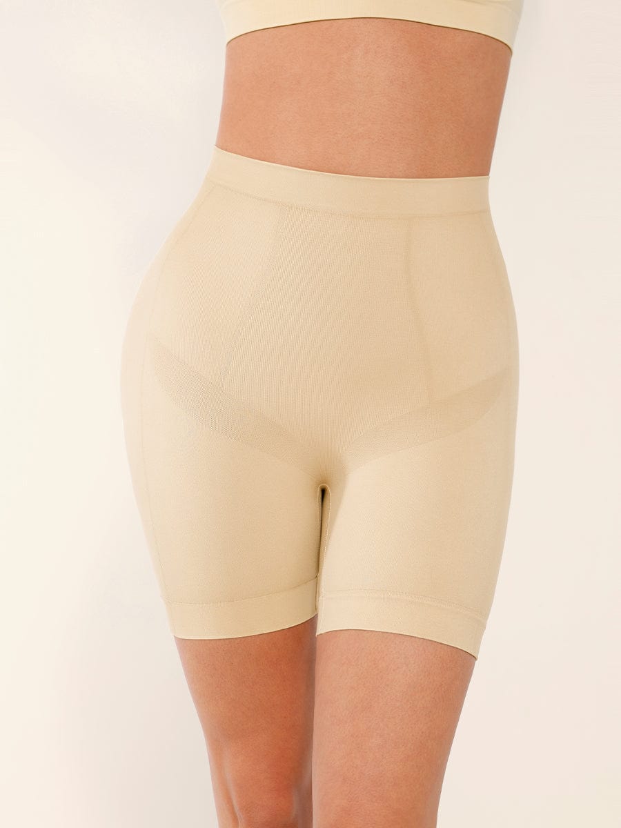 Seamless Slimming Mid-Waist Tummy Control Boyshorts - FirmaLift
