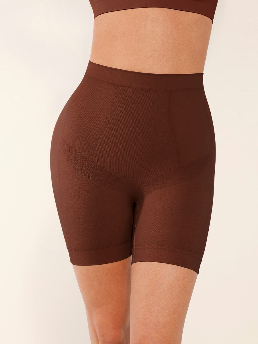 Seamless Slimming Mid-Waist Tummy Control Boyshorts - FirmaLift