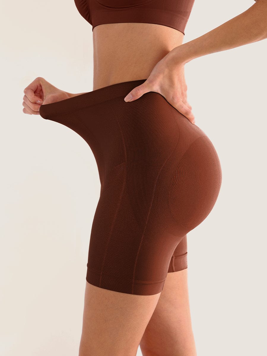 Seamless Slimming Mid-Waist Tummy Control Boyshorts - FirmaLift