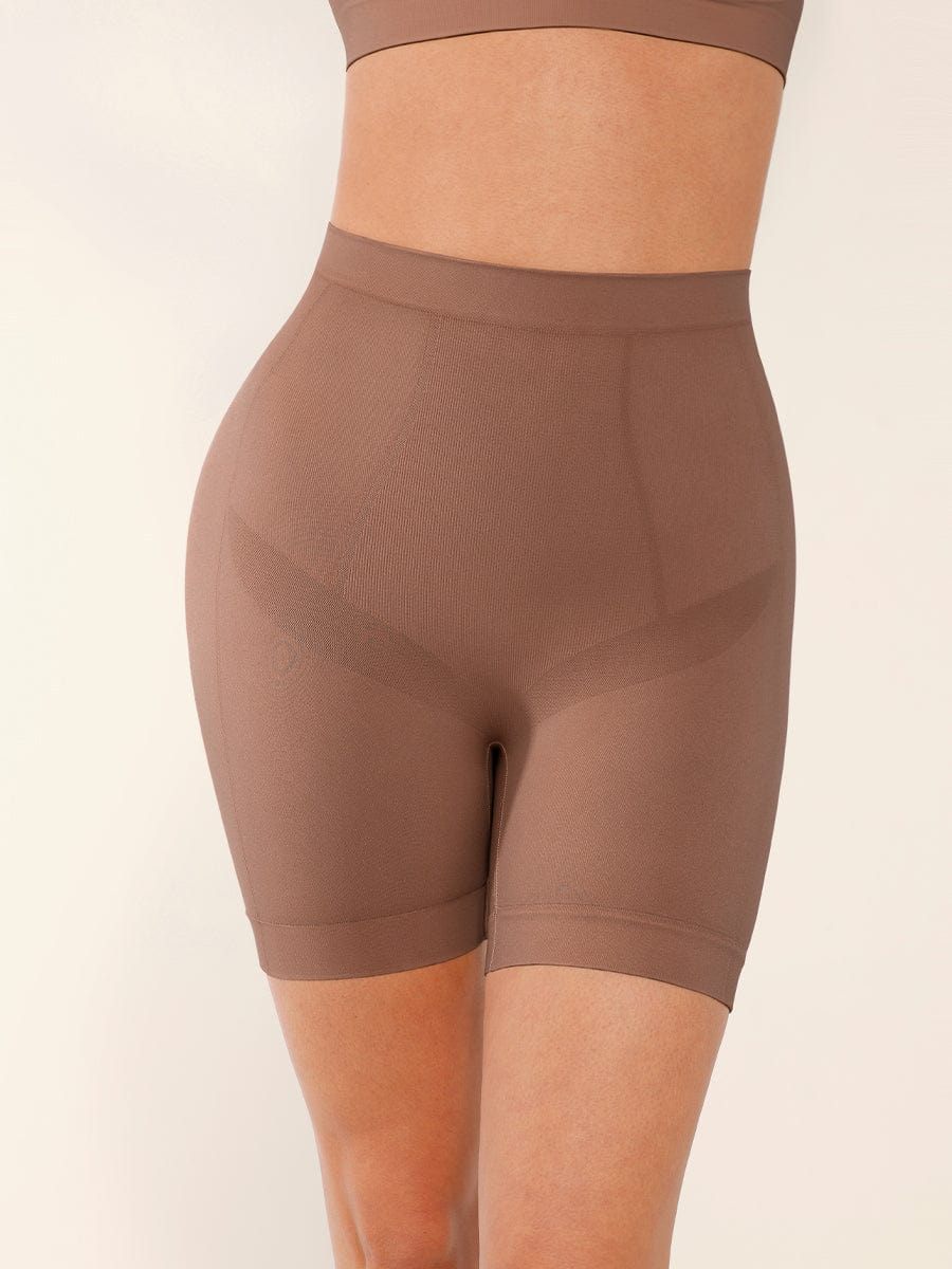 Seamless Slimming Mid-Waist Tummy Control Boyshorts - FirmaLift