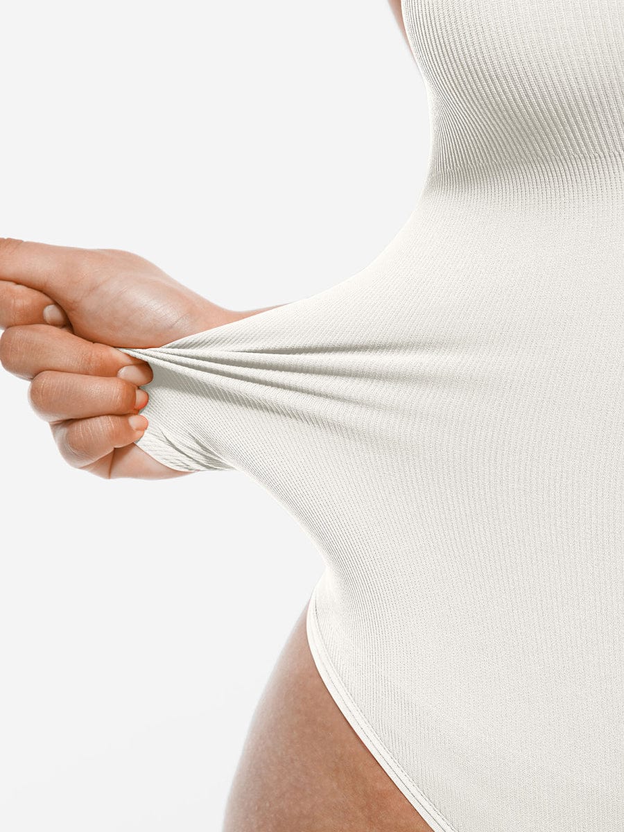 Seamless Halter Tummy Control Thong Bodysuit - FirmaSculpt