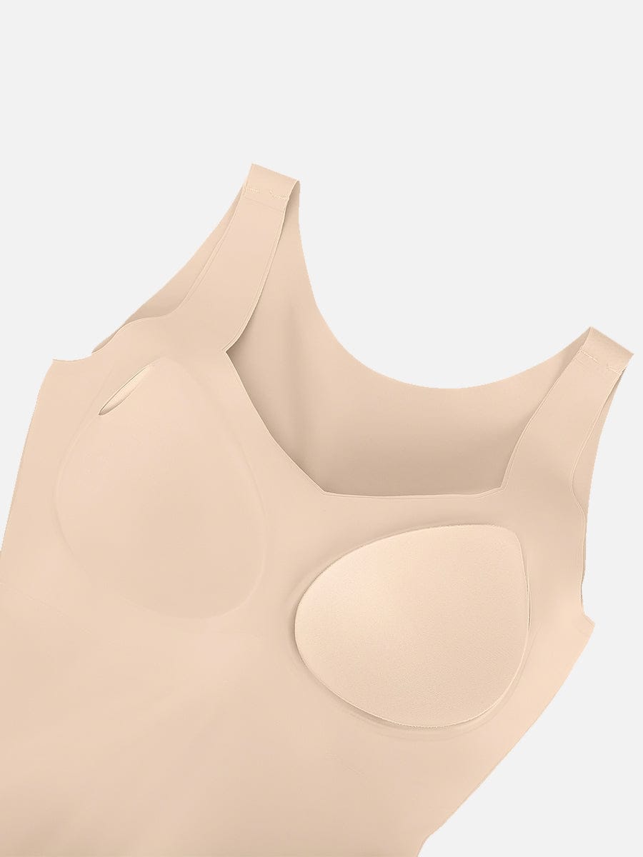 Air Slim V Neck Fit 3 in 1 Bodysuit Shapewear - FirmaActive