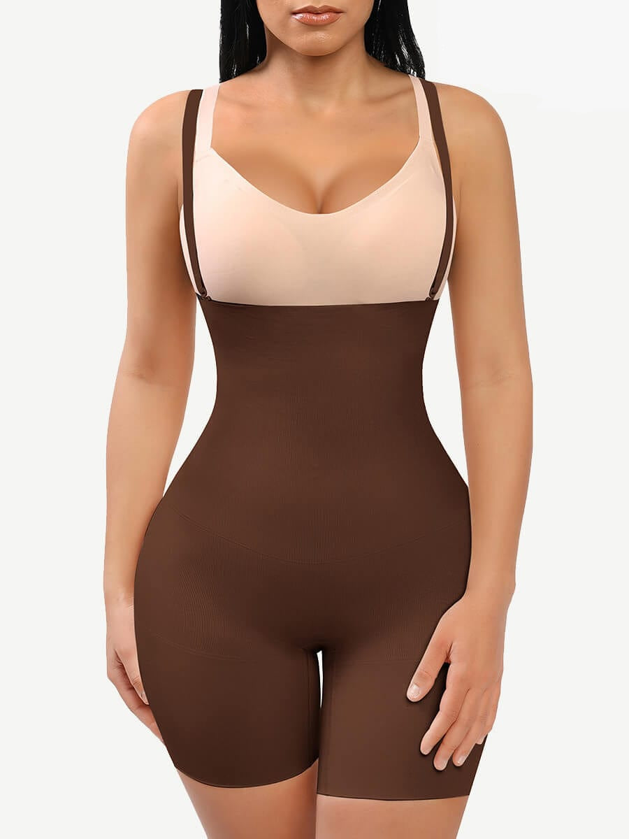 Eco-friendly Seamless Shapewear Bodysuit with Tummy Control and Butt Lift - FirmaActive