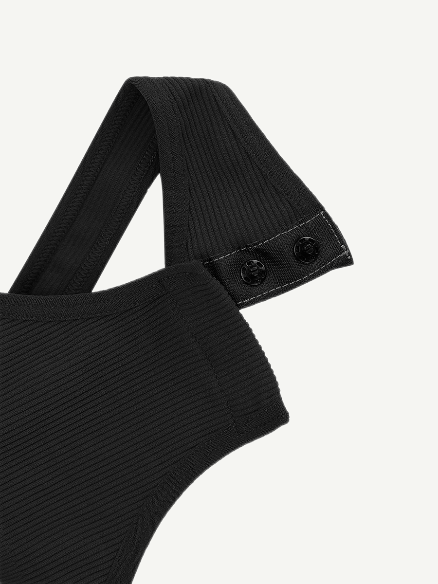 Seamless One-Shoulder Waist Tummy Control Bodysuit - FirmaSculpt
