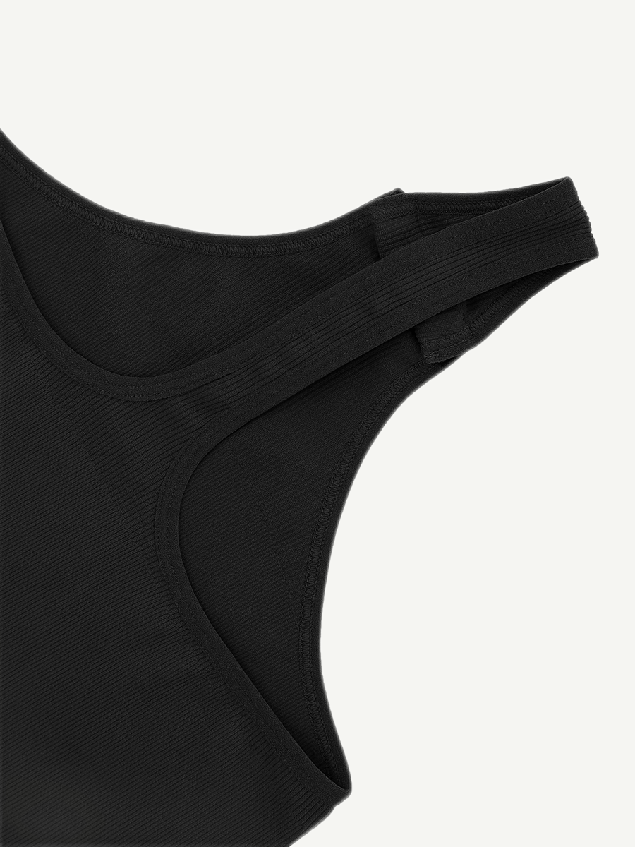 Seamless One-Shoulder Waist Tummy Control Bodysuit - FirmaSculpt