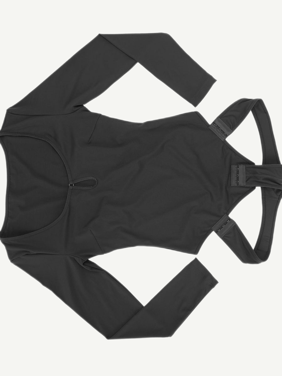 Scoop Neck Thong Butt Lifting Shapewear Bodysuit - FirmaSculpt