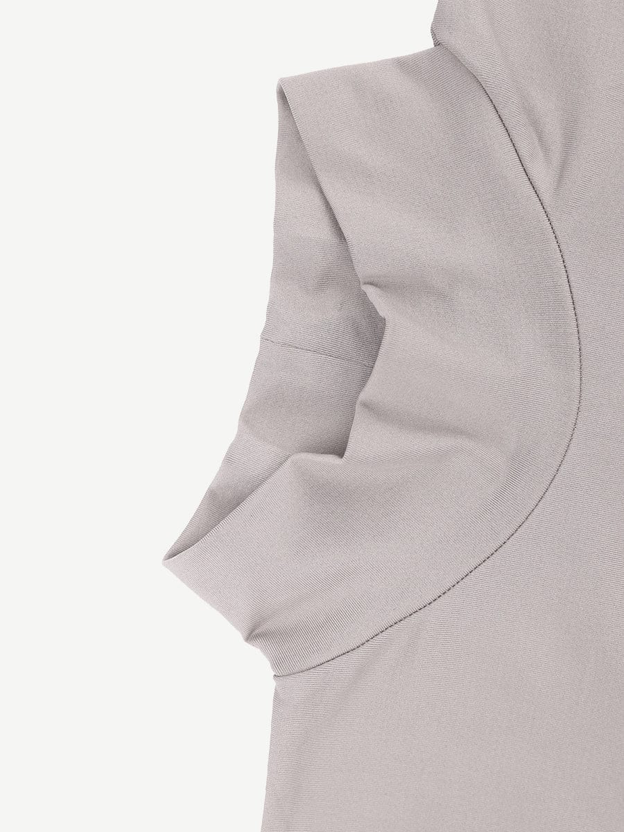 Seamless Eco-friendly Turtle Neck Long Sleeve Thong Bodysuit - FirmaFlex