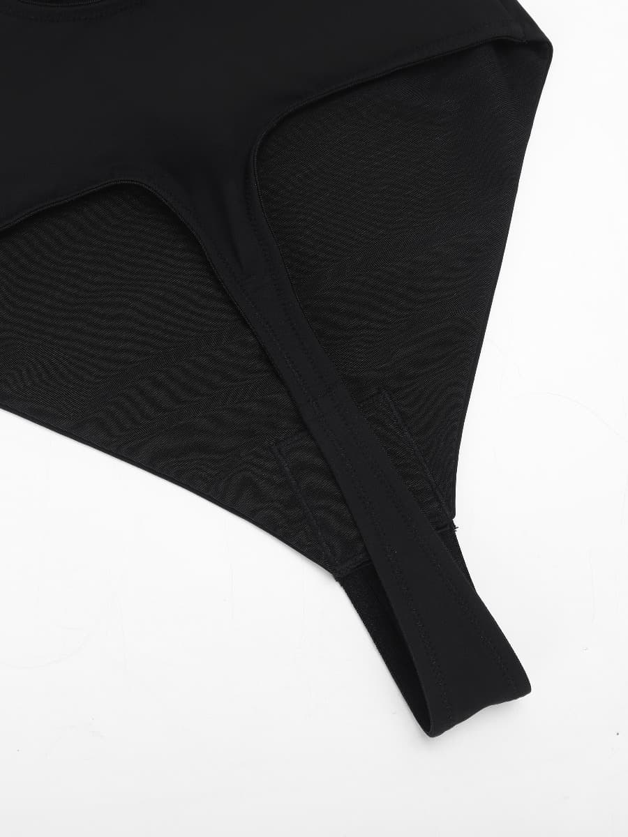 One-piece Low-cut Beauty Back Wedding Thong Bodysuit - FirmaSculpt