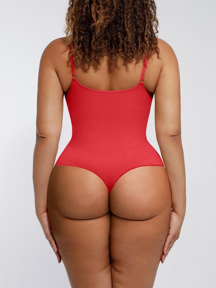 Seamless Covered Bust Jumpsuit Thong Bodysuit - FirmaActive