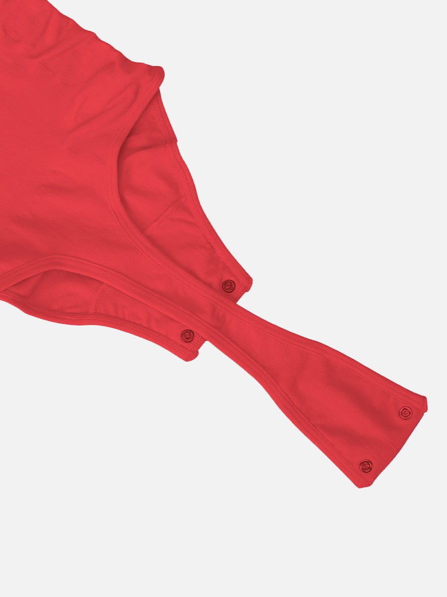 Seamless Covered Bust Jumpsuit Thong Bodysuit - FirmaActive