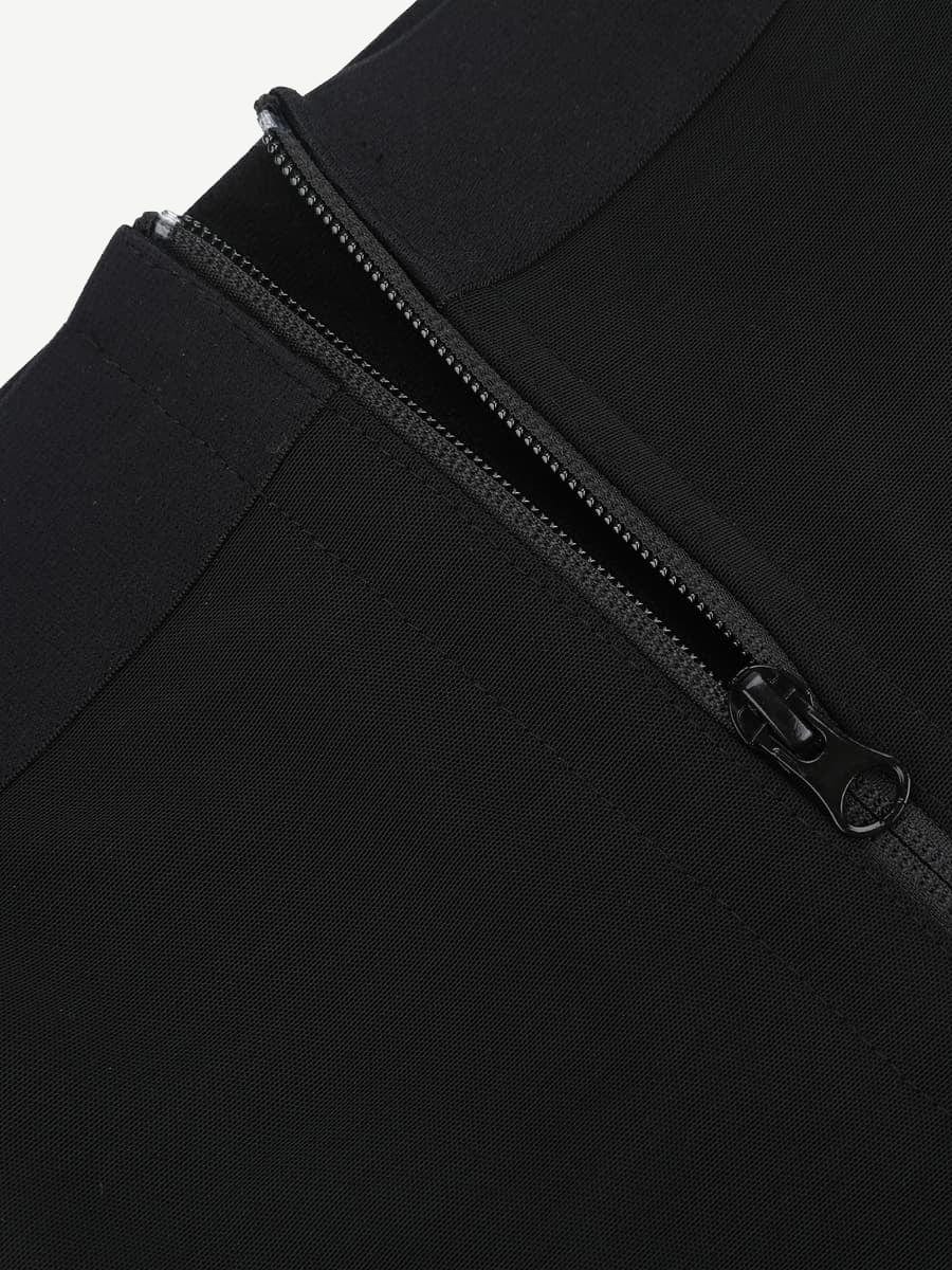Waist Trainer Leggings with Rubber String Waist for Firm Support - FirmaControl