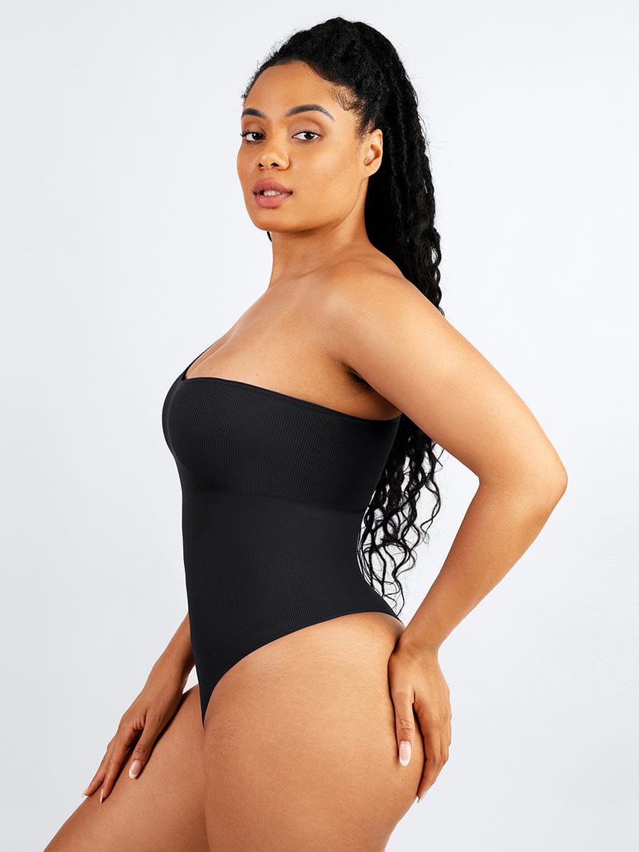 Seamless One-Shoulder Waist Tummy Control Bodysuit - FirmaSculpt