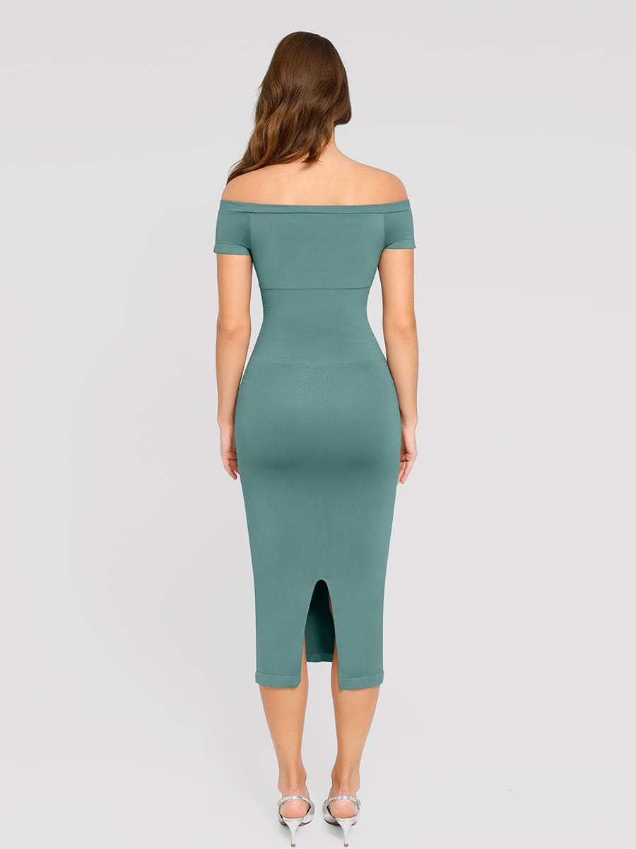 One-Shoulder Seamless Shaping Dress - FirmaSculpt