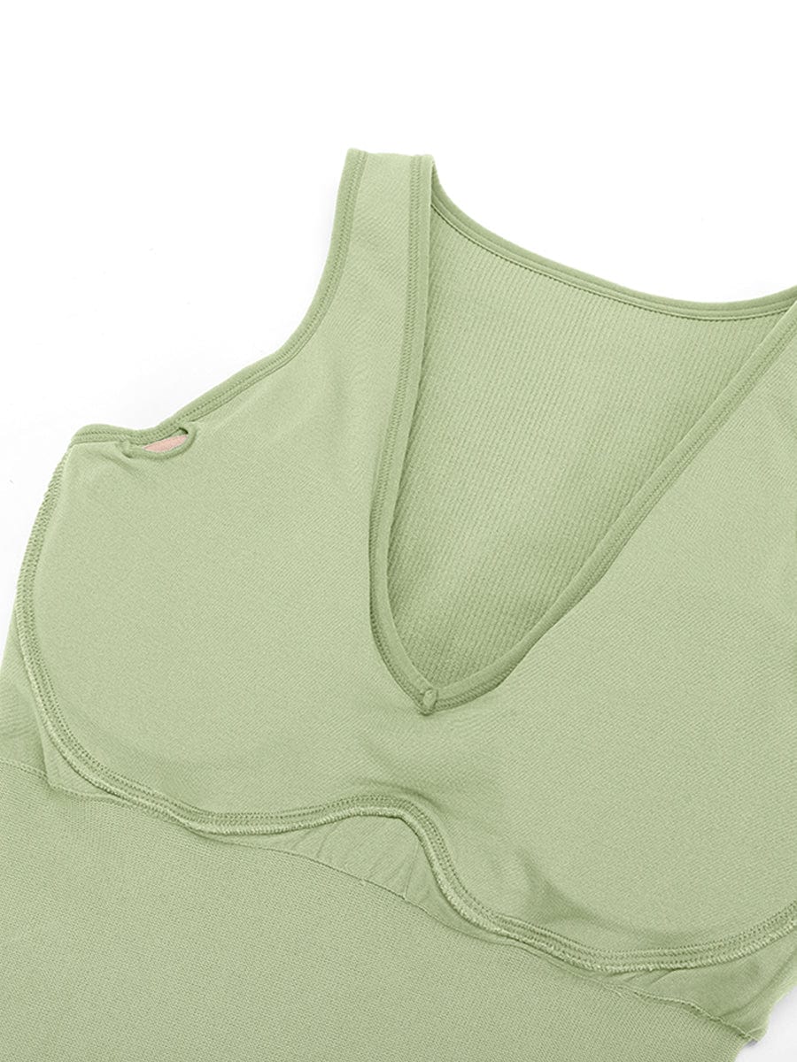Ruffle-Hem Sleeveless Shaping Dress - FirmaSculpt
