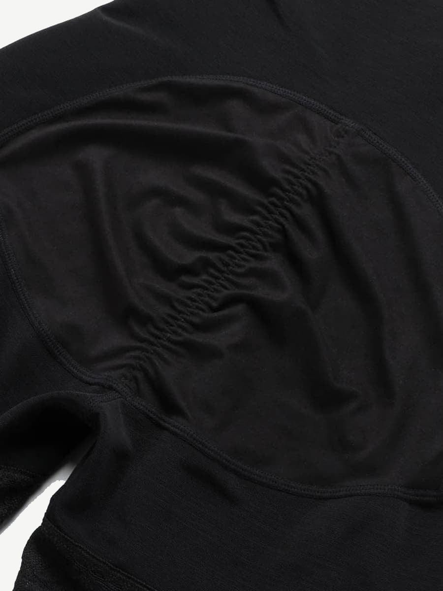 Queen Size High Waist Slimming Shorts with Lace Hem and Row Buckle - FirmaHold
