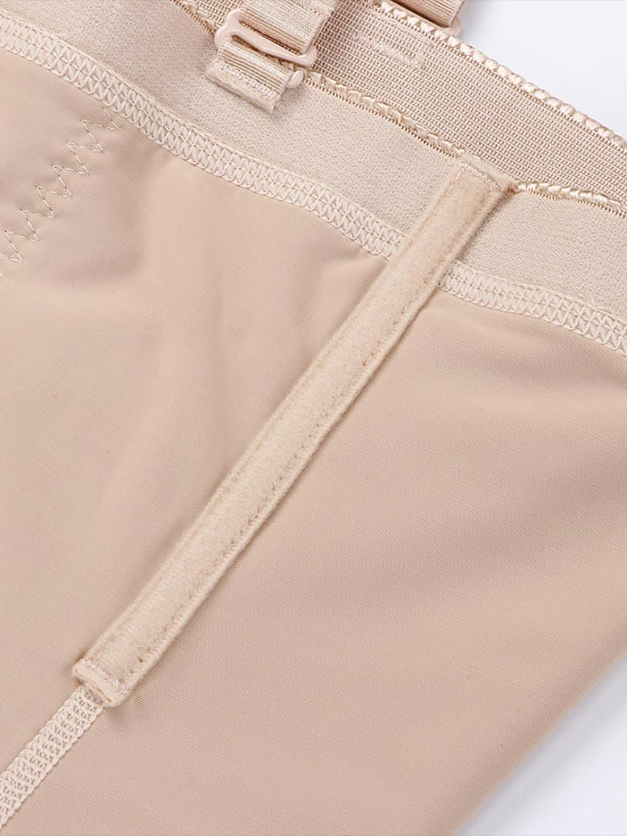 Detachable Straps Full Body Zipper Shapewear with Abdominal Control - FirmaHold