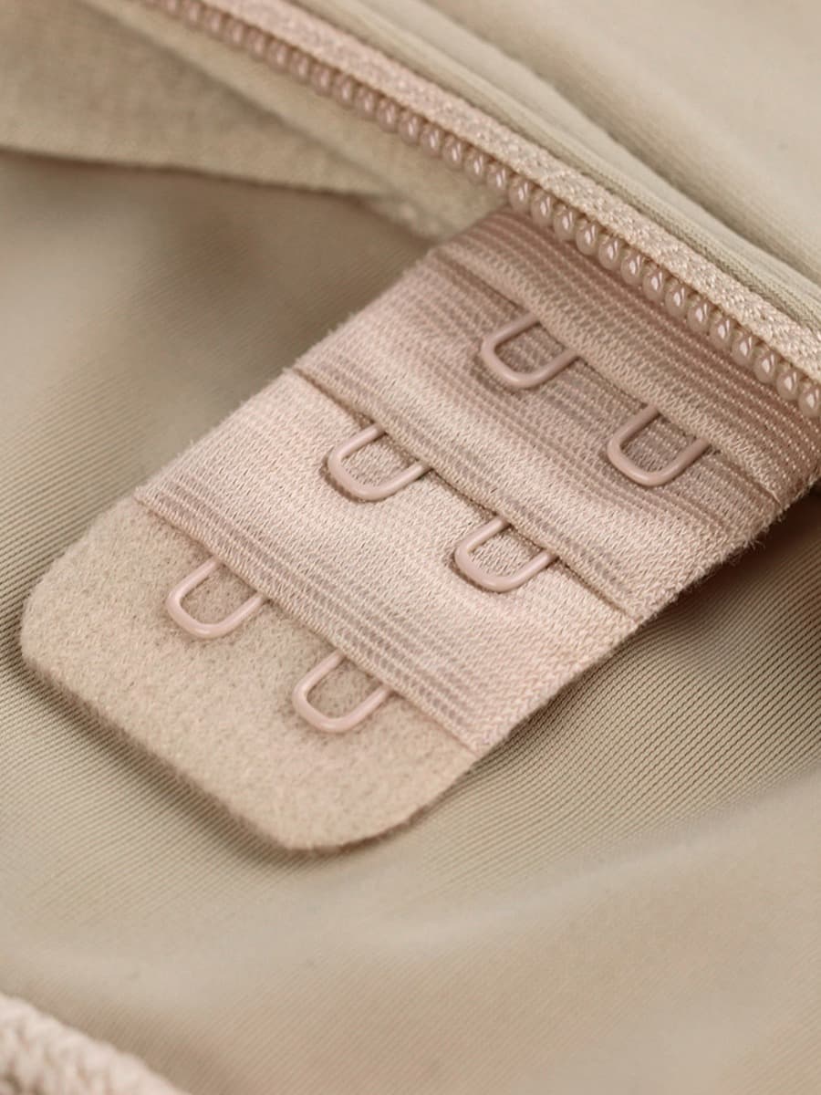 Large Size Postoperative Full Body Shaper with Front Zipper - FirmaActive