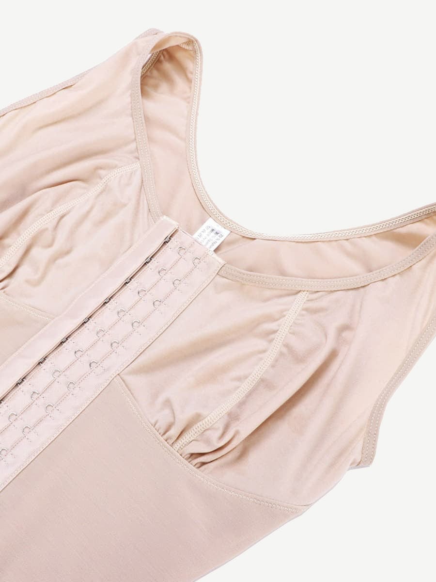 Ultimate Stretch Nude Hooks Crotchless Big Size Shapewear Bodysuit - FirmaHold