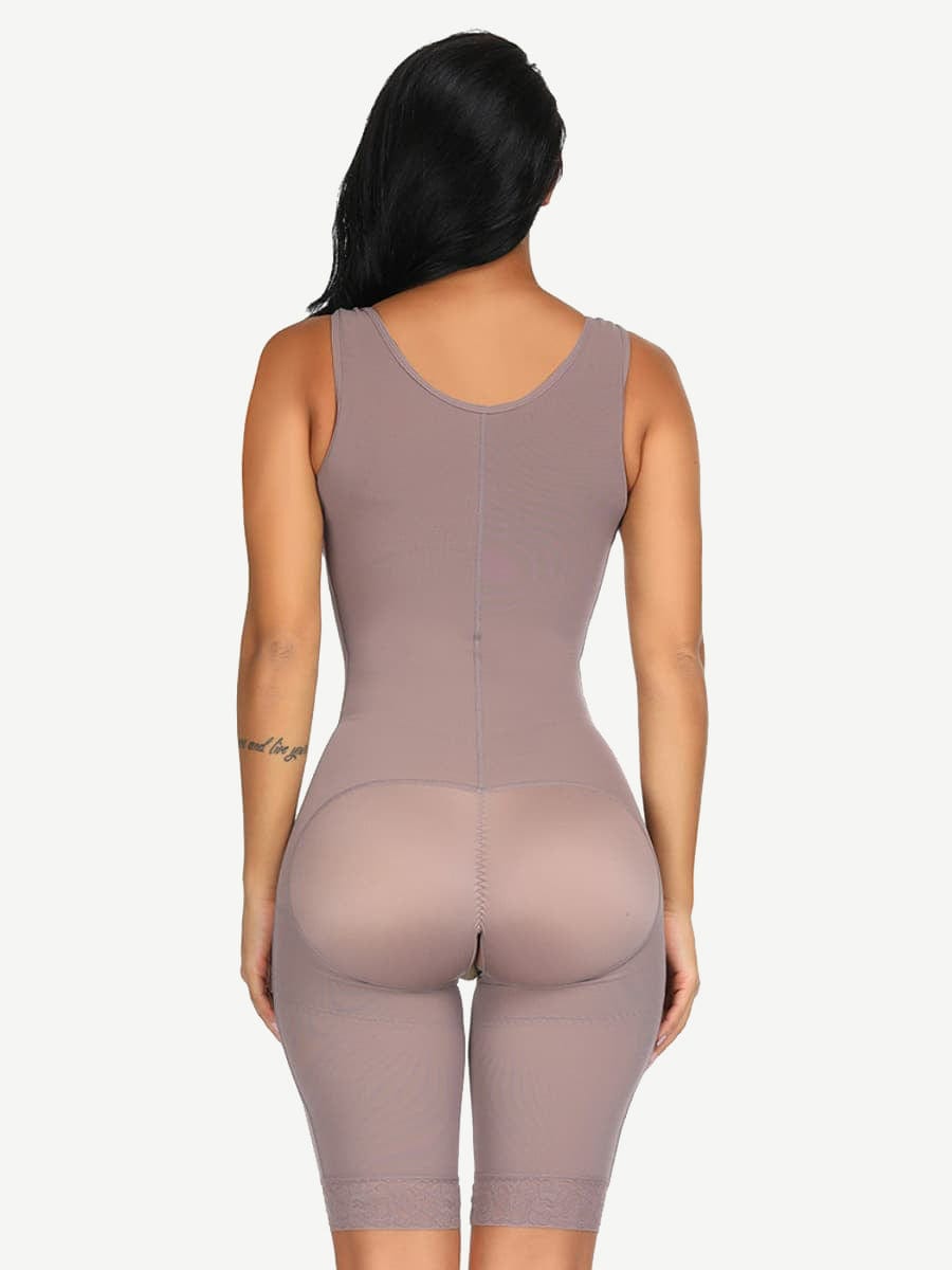 Ultimate Stretch Nude Hooks Crotchless Big Size Shapewear Bodysuit - FirmaHold