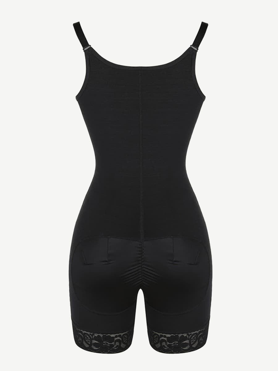 Adjustable Straps Underbust Postsurgical Body Shaper Full Body Faja - FirmaActive