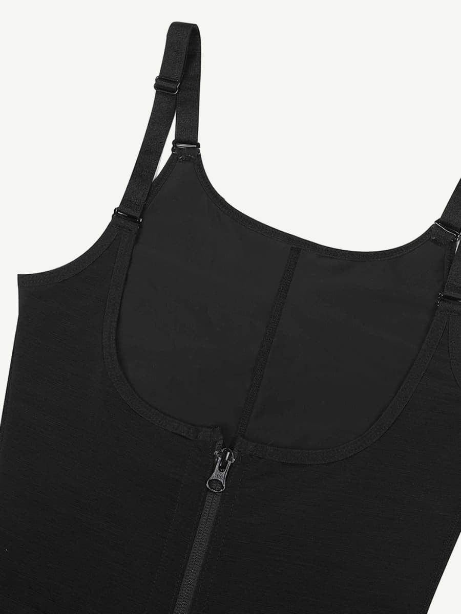 Adjustable Straps Underbust Postsurgical Body Shaper Full Body Faja - FirmaActive
