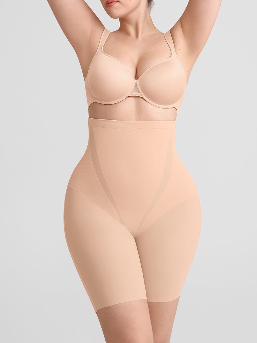 Traceless Tummy Control Thigh Slimmers with Butt Lifter - FirmaLift