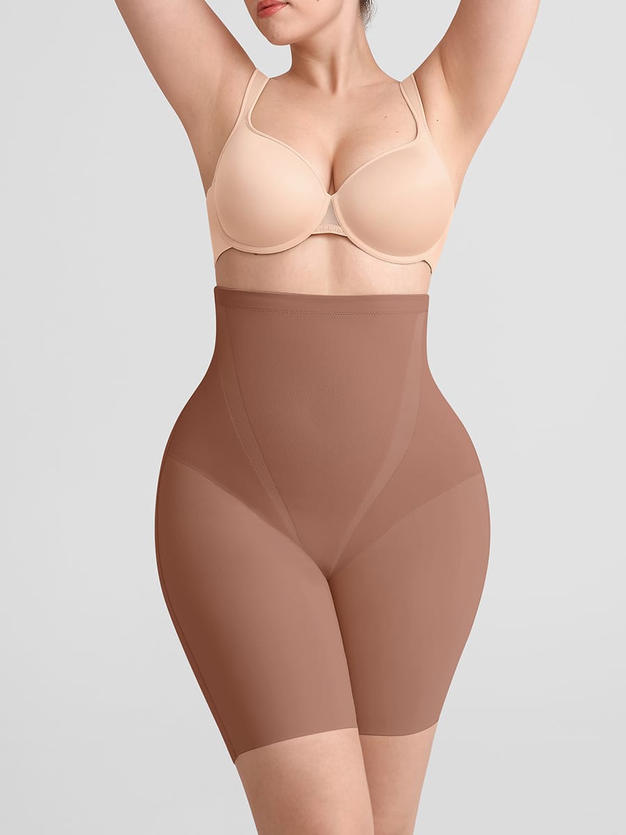 Traceless Tummy Control Thigh Slimmers with Butt Lifter - FirmaLift