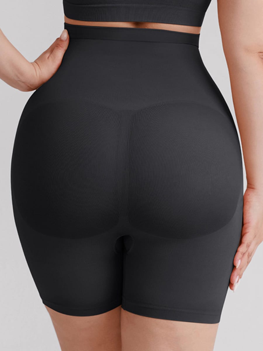 Seamless High Waist Bodyshort Shapewear with Tummy Control & Butt Lifting - FirmaSculpt