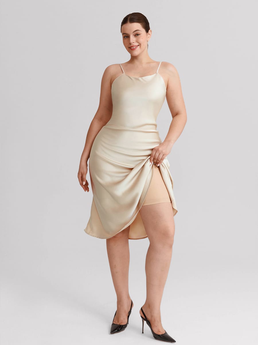Seamless High Waist Bodyshort Shapewear with Tummy Control & Butt Lifting - FirmaSculpt