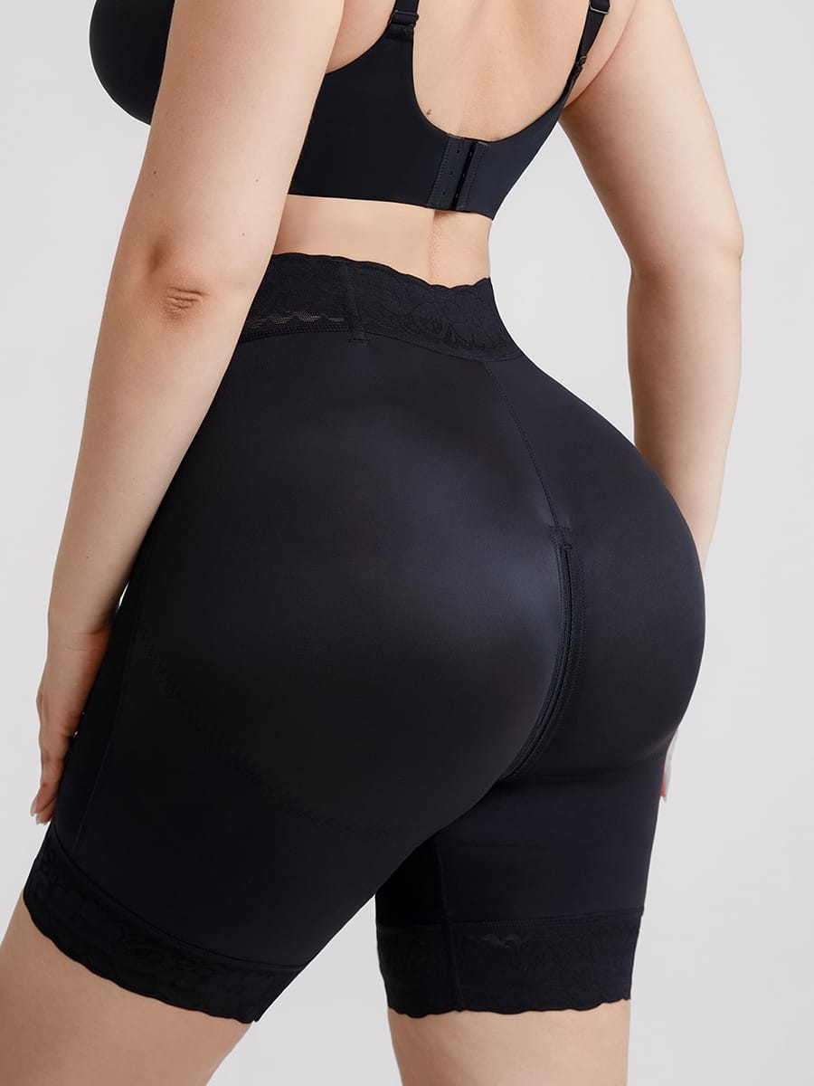 Mega Booty Invisible Boyshort Thigh Slimmers with Waist Support - FirmaLift