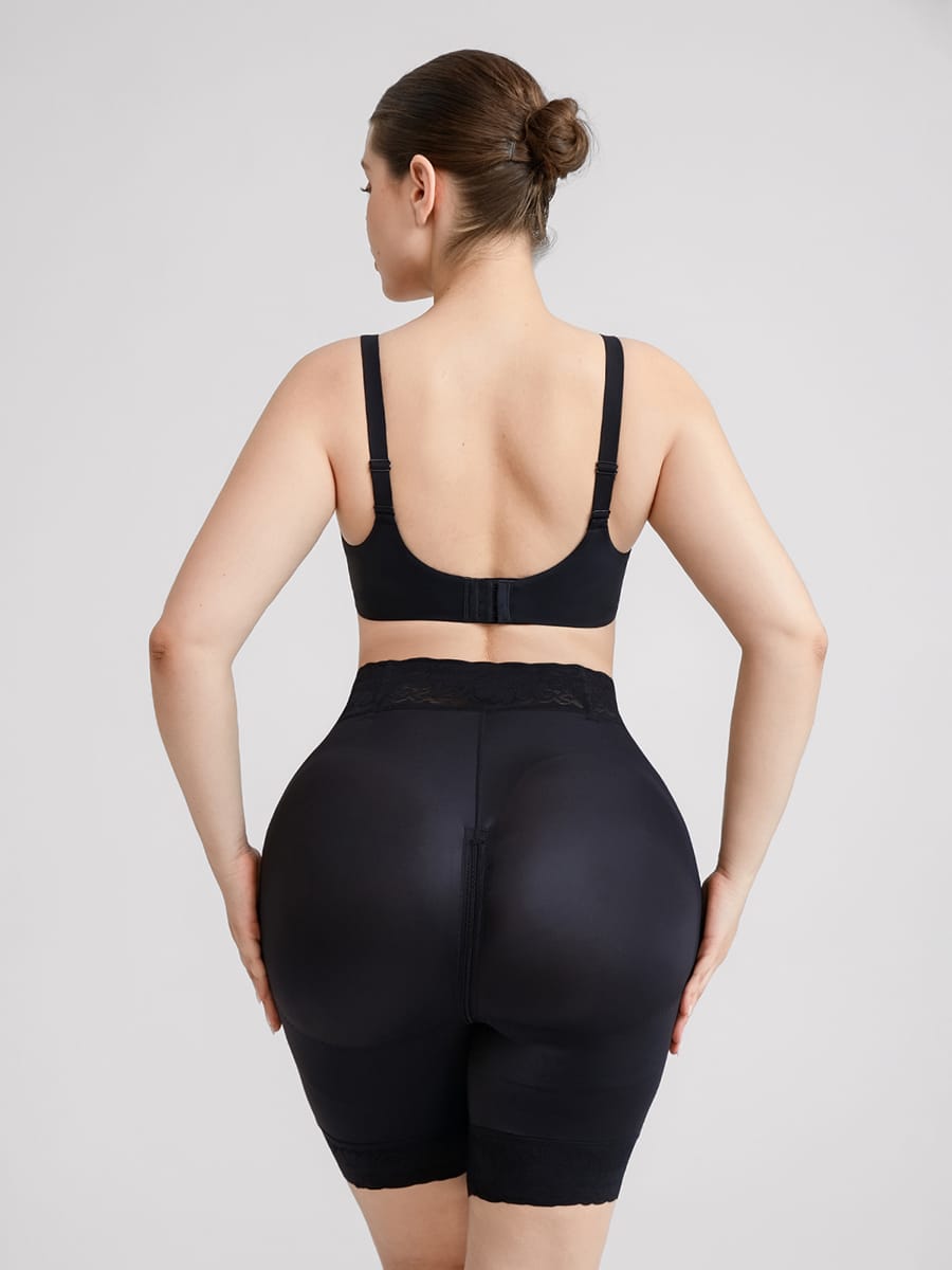 Mega Booty Invisible Boyshort Thigh Slimmers with Waist Support - FirmaLift