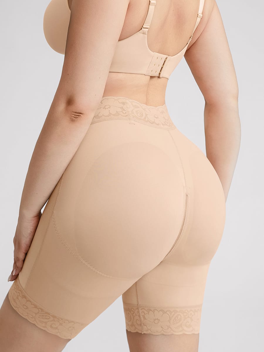 Mega Booty Invisible Boyshort Thigh Slimmers with Waist Support - FirmaLift