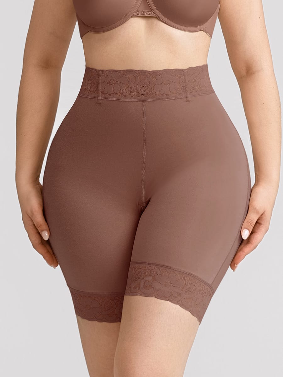 Mega Booty Invisible Boyshort Thigh Slimmers with Waist Support - FirmaLift