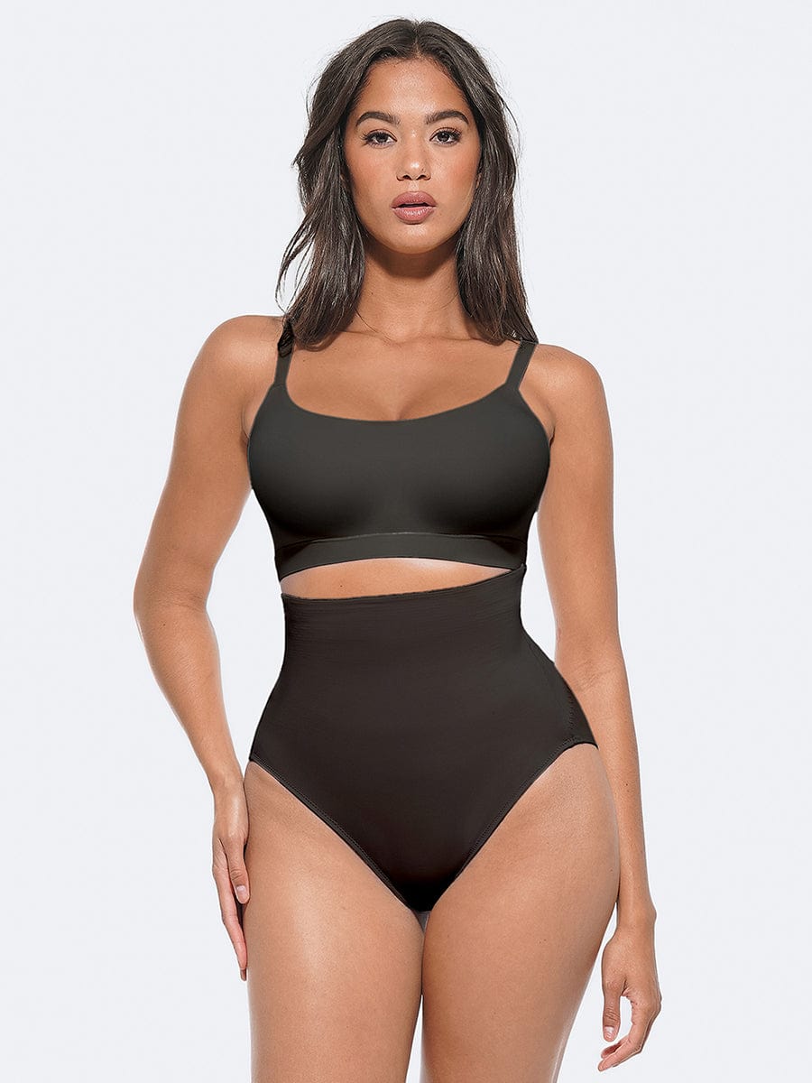 High-Waist Tummy Control Panties with Antibacterial Fabric - FirmaHold