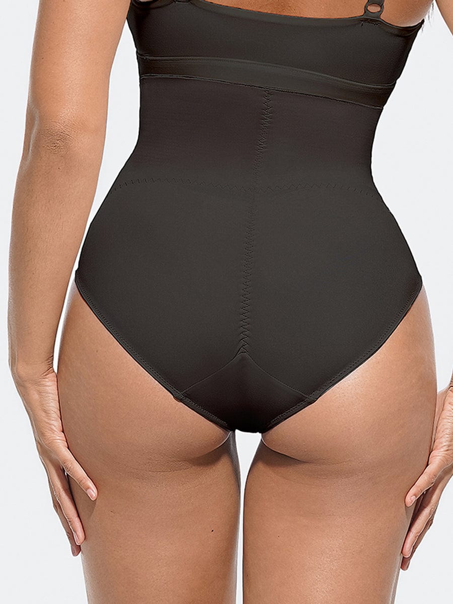 High-Waist Tummy Control Panties with Antibacterial Fabric - FirmaHold