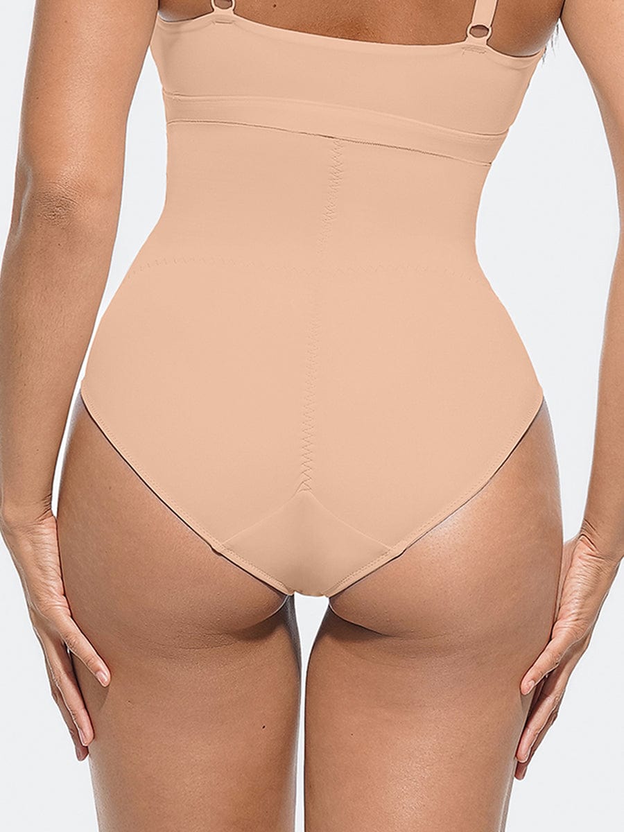 High-Waist Tummy Control Panties with Antibacterial Fabric - FirmaHold