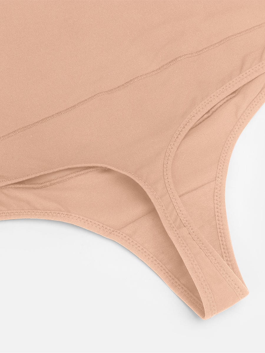 High Waist Tummy Control Thong Panties - FirmaActive