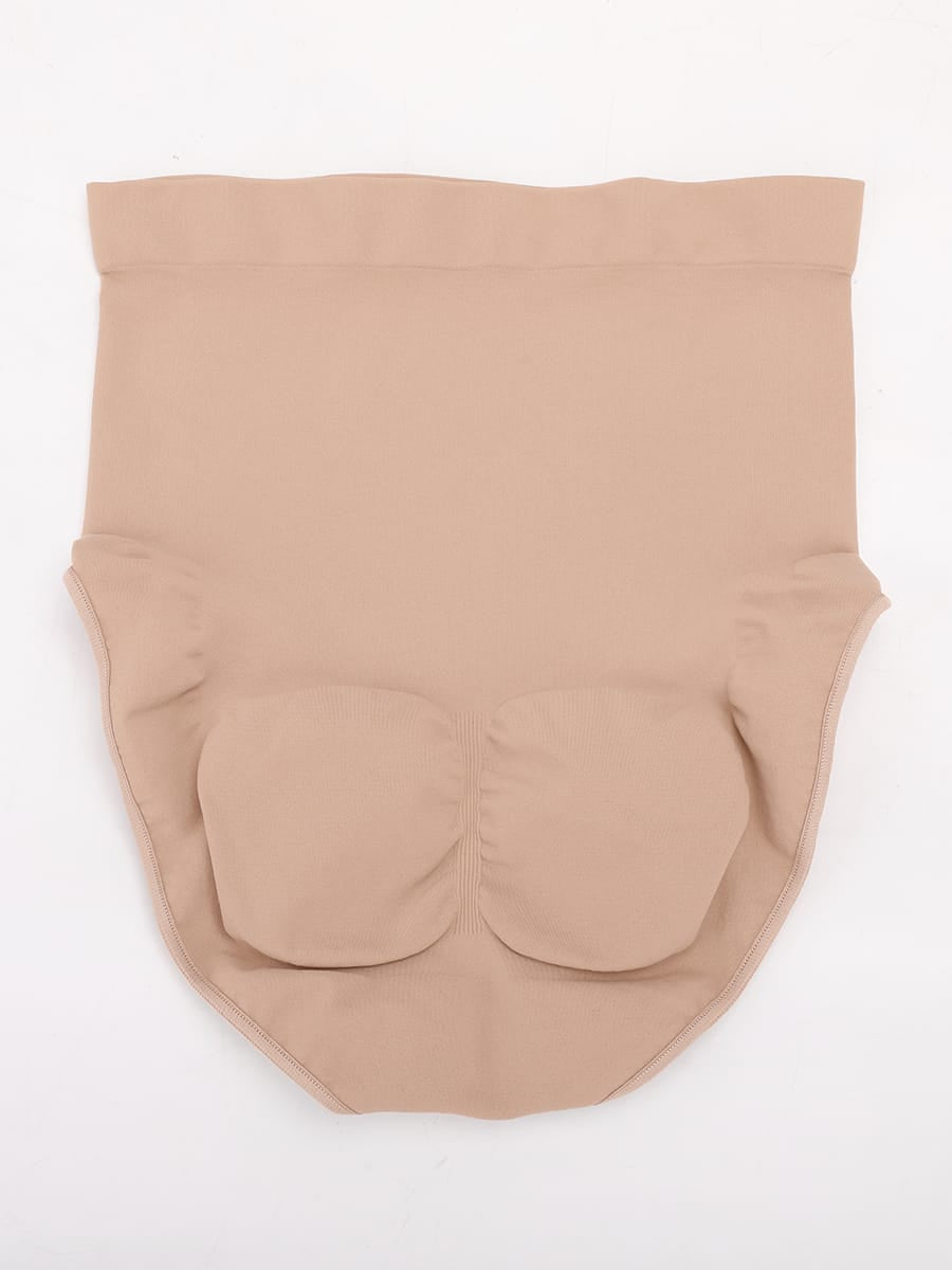Seamless High Waist Tummy Control Briefs with Anti-Slip Silicone Waistband - FirmaHold