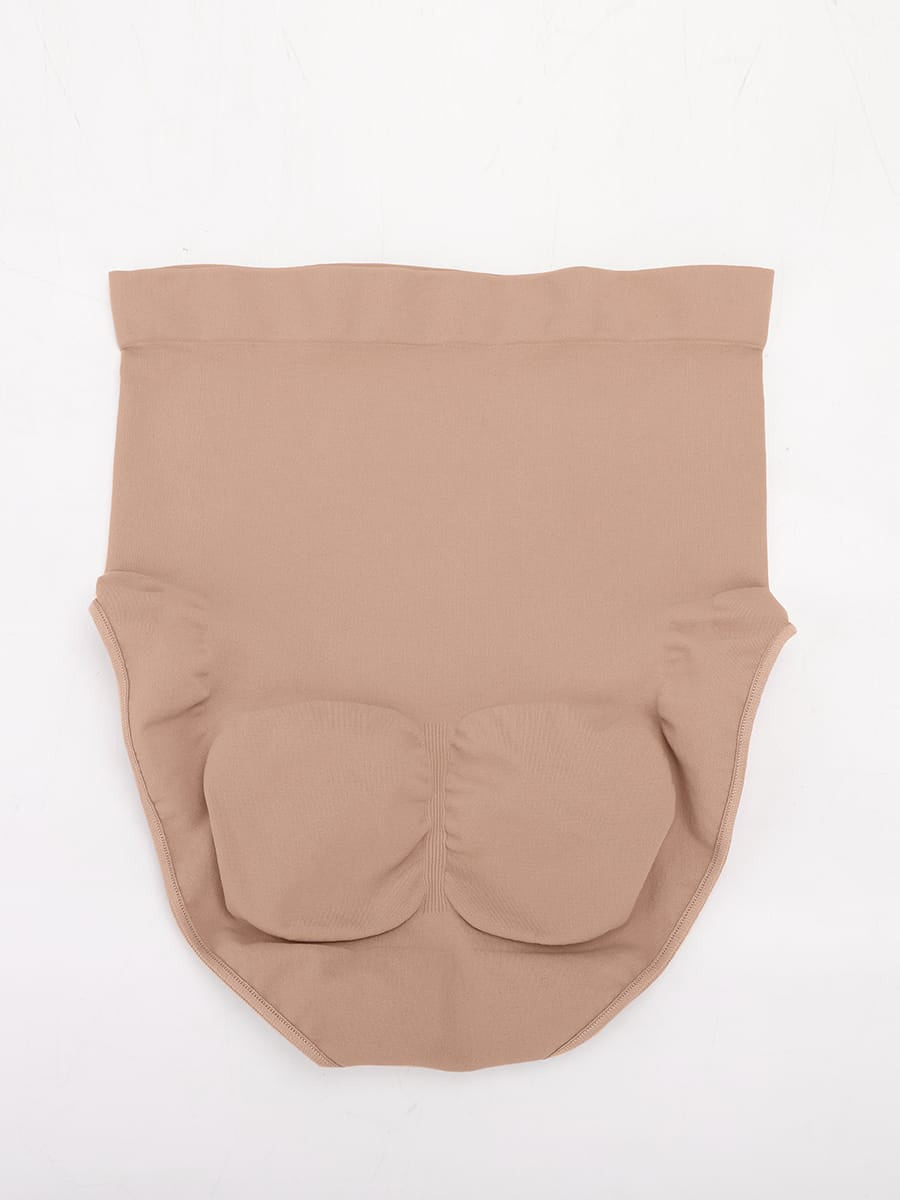 Seamless High Waist Tummy Control Briefs with Anti-Slip Silicone Waistband - FirmaHold