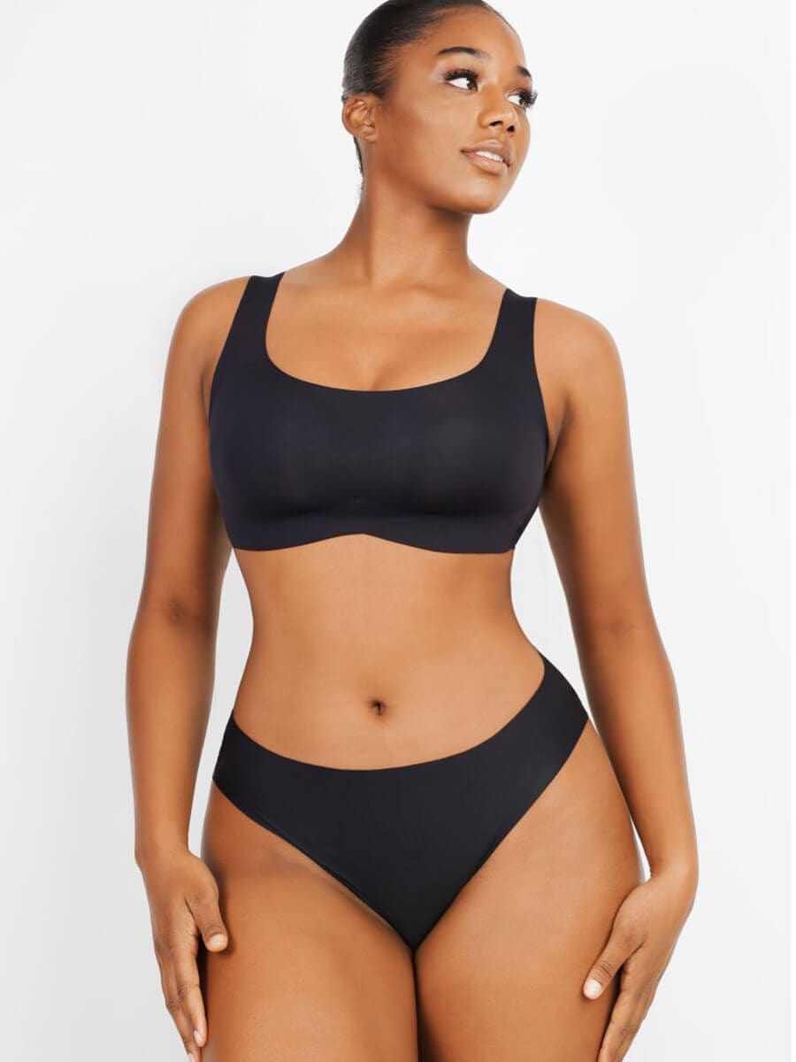 Non-Marking Comfort Wireless Bra with Drop Glue Design for Bust Support - FirmaLift