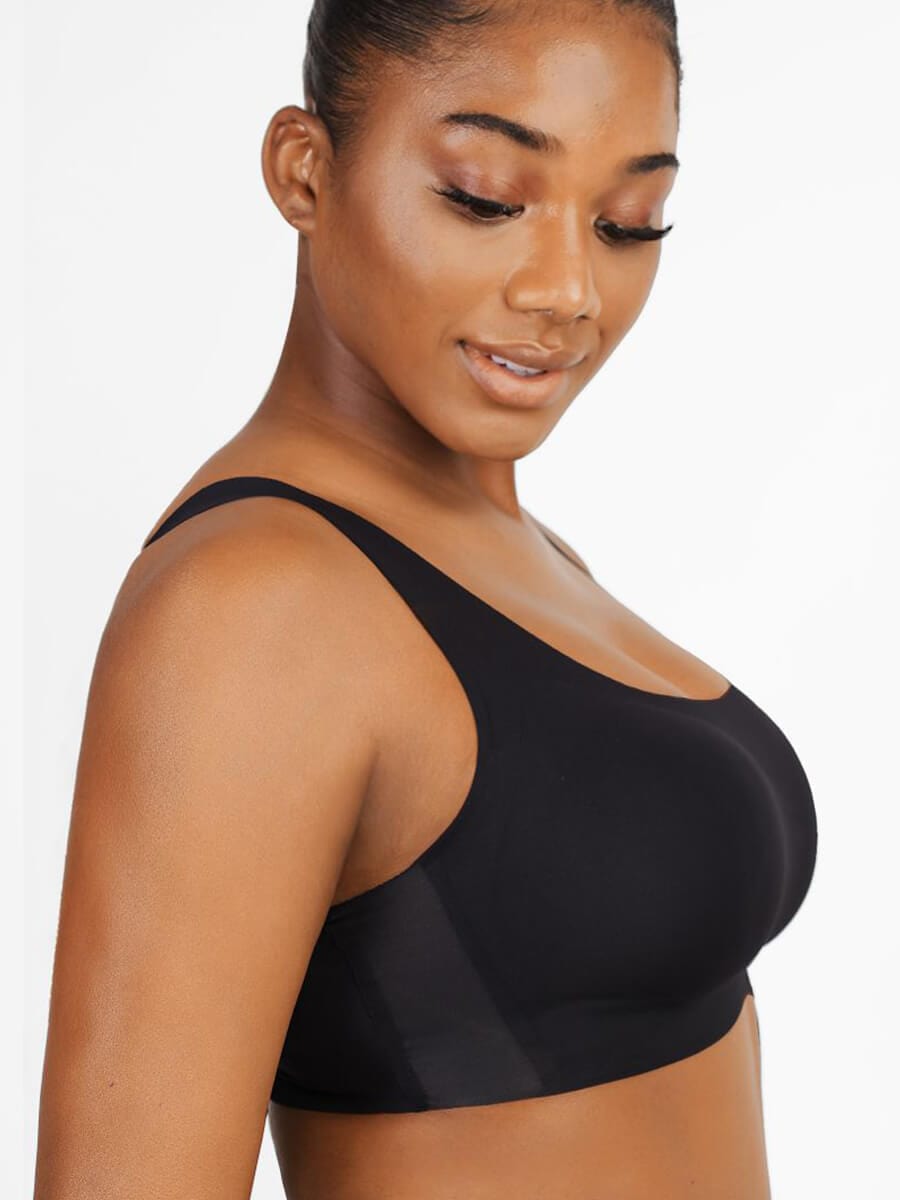 Non-Marking Comfort Wireless Bra with Drop Glue Design for Bust Support - FirmaLift