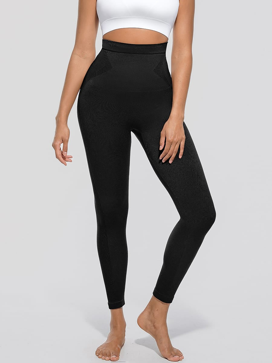 High-Waist Anti-Slip Shaping Leggings - FirmaControl