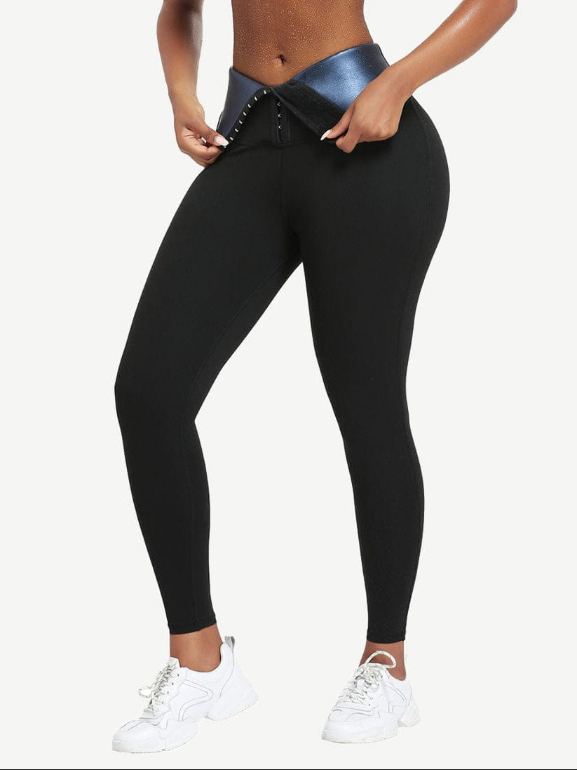 Neoprene Wide-Waistband Butt-Lifting Leggings - FirmaControl