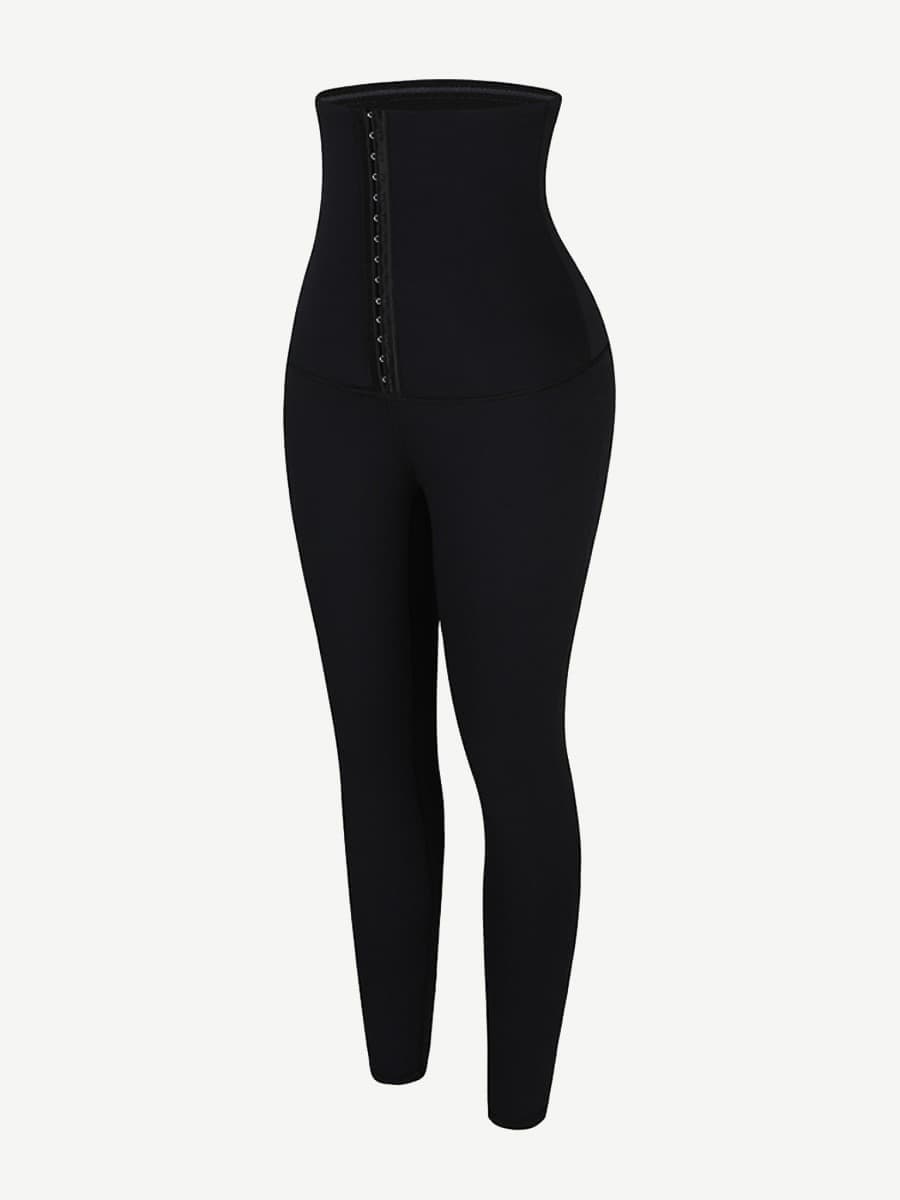 Waist Trainer Leggings with Hooks and Tummy Control FirmaActive