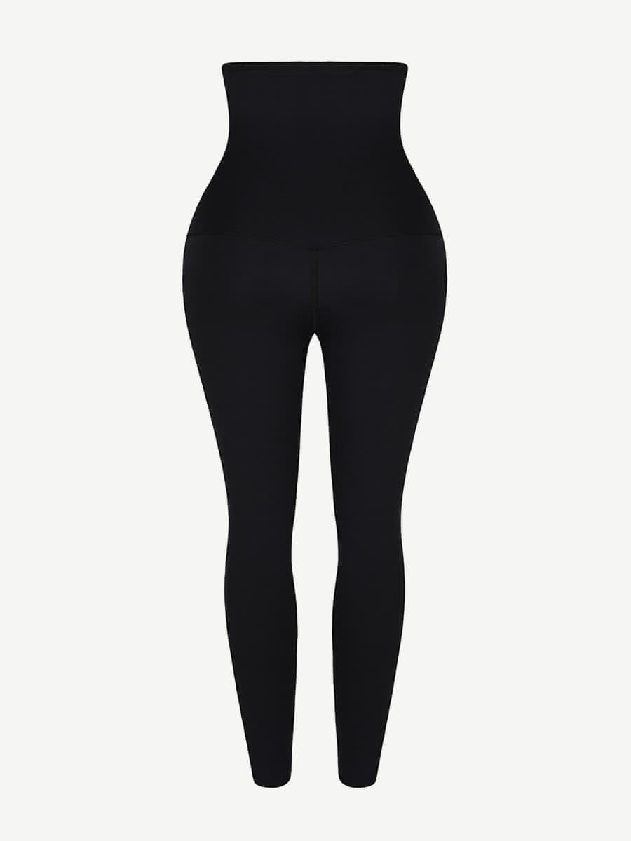 Waist Trainer Leggings with Hooks and Tummy Control FirmaActive