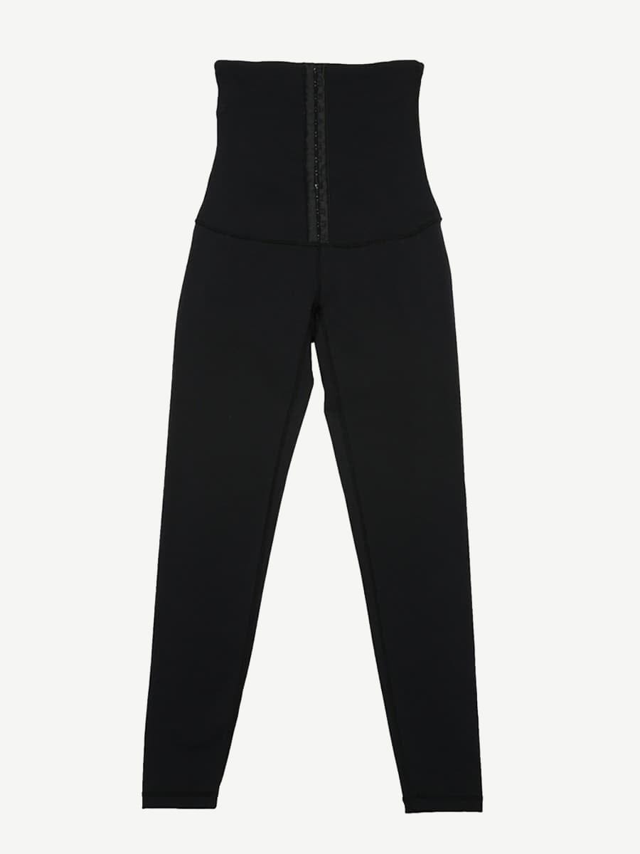 Waist Trainer Leggings with Hooks and Tummy Control FirmaActive