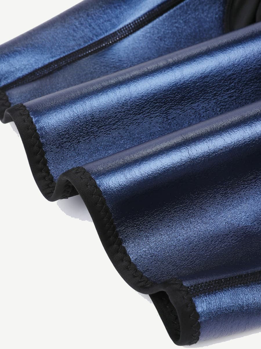High-Rise Neoprene Waist Trainer Leggings with 3-Row Hooks - FirmaControl
