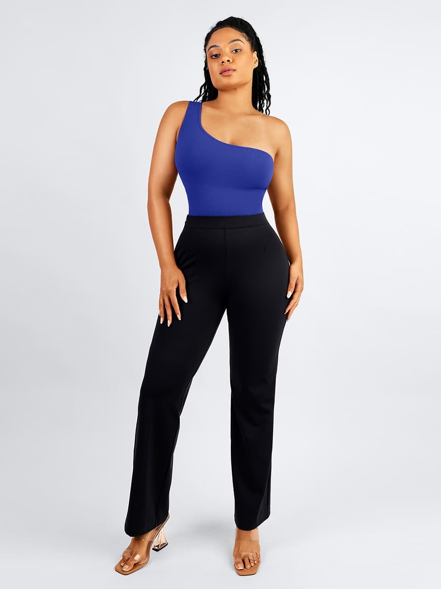 Waist Trainer Leggings with Built-in Shaping Shorts - FirmaSculpt